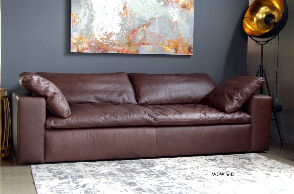 Wow Leather Sofa Rawhide Rh International