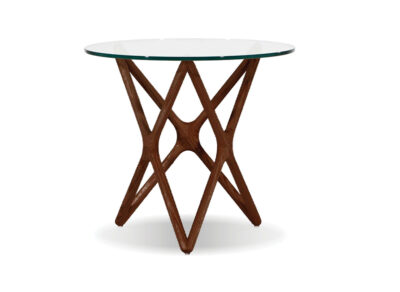 Qusim Small Side Table Walnut