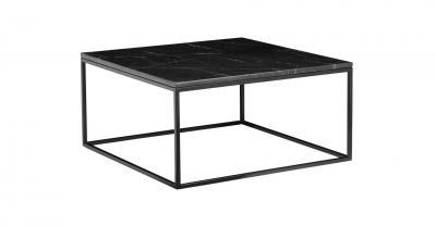 black marble square coffee table
