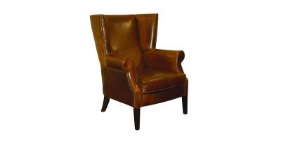 Barrel Leather Chair