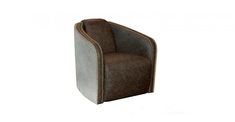 Bomber Leather Swivel Chair