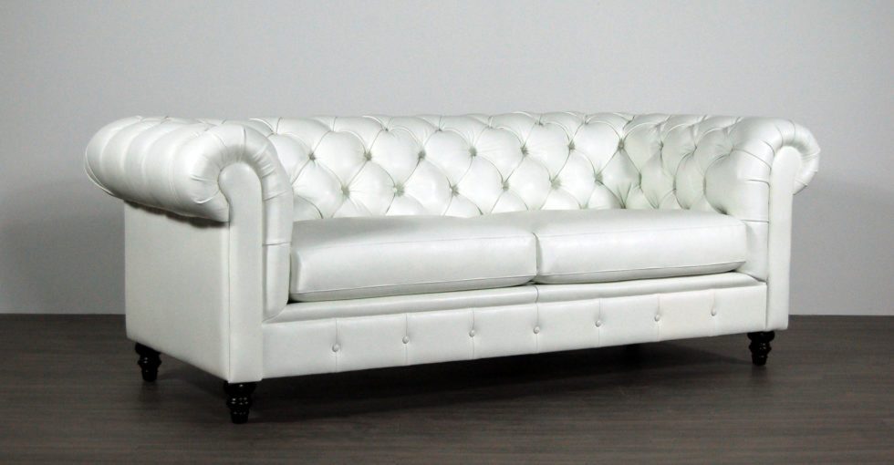 White Leather Sofa