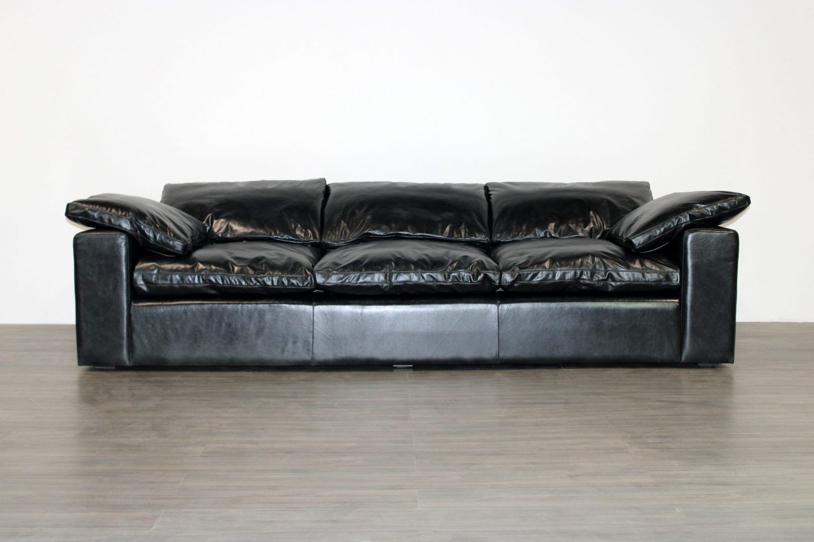 cloud track leather sofa