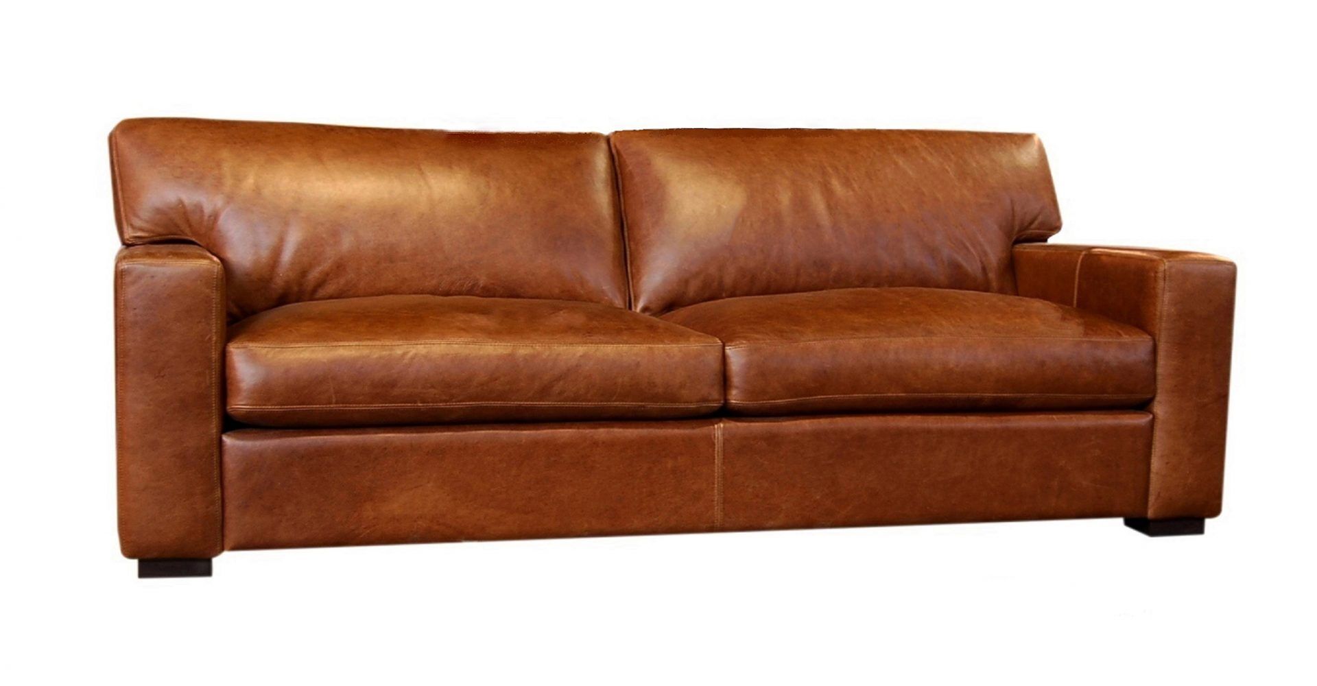 maxwell modern leather sofa