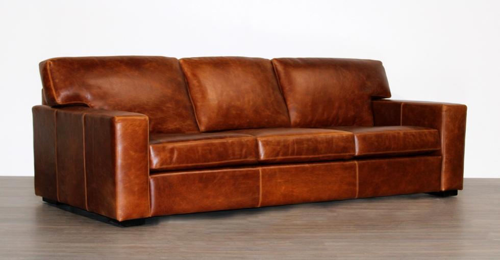 Maxwell Traditional Leather Sofa
