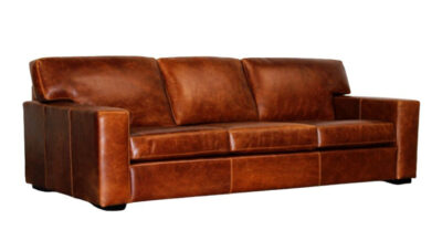 Maxwell Traditional Leather Sofa