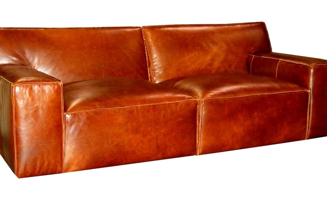 Monique Leather Sofa