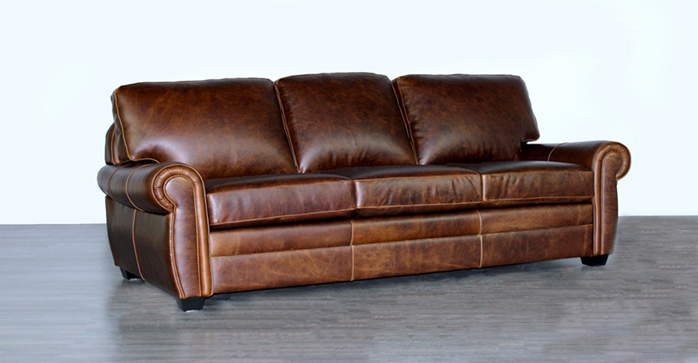 New Hampshire Leather Sofa Extra Long