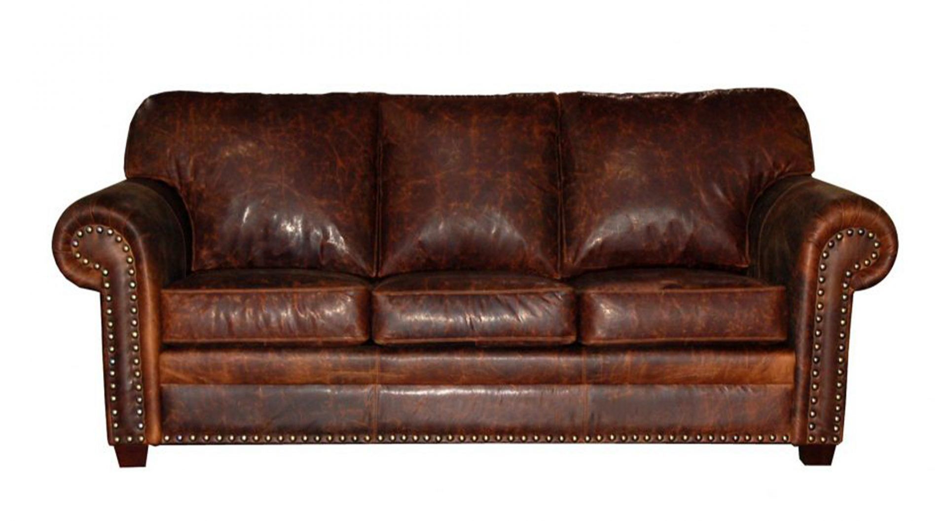 Cowboy Leather Sofa Raw Home, Distressed Leather Couch Setup