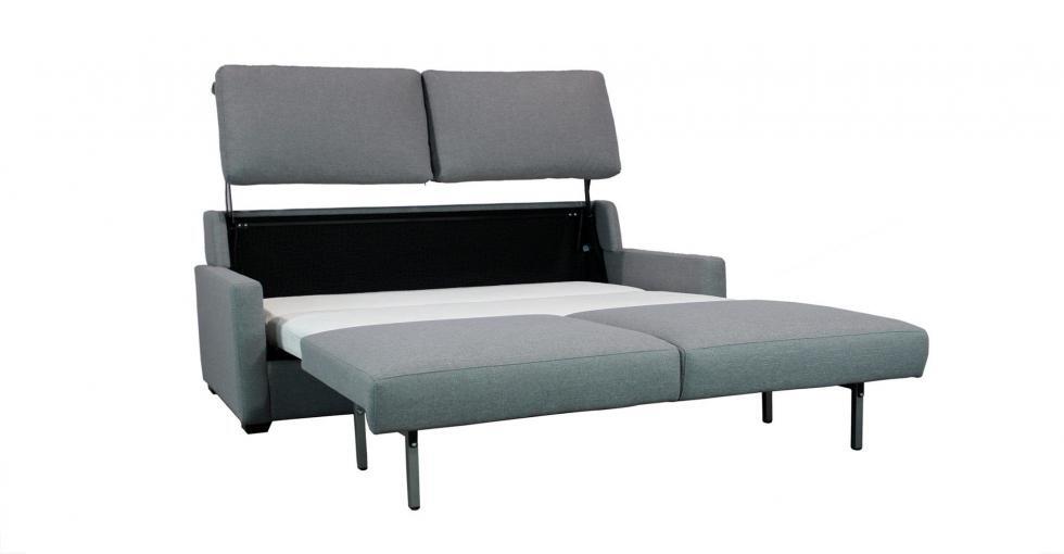 sleeper sofa bed shown opened
