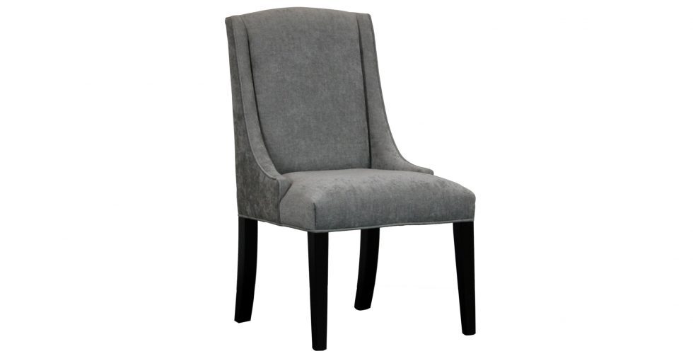 Grey Fabric Dining Chair