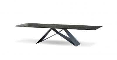 extension italian grey dining table