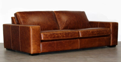 Maxwell 2 over 2 Leather Sofa