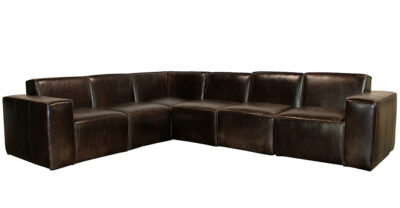 Monique Modular Leather Sectional