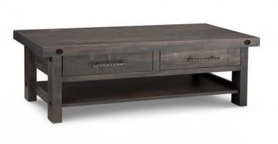 2 drawer wood coffee table