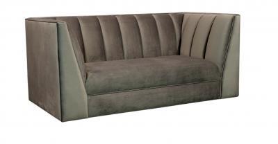 Channel tufted sofa