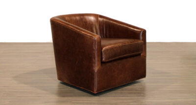 Roma Leather Swivel Chair