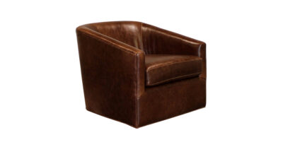 Roma Leather Swivel Chair