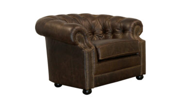 Alexander Leather Tufted Chair