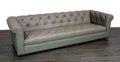 Seville Leather Tufted Sofa